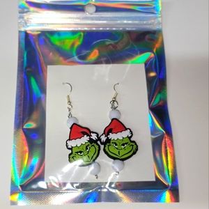Grinch earrings